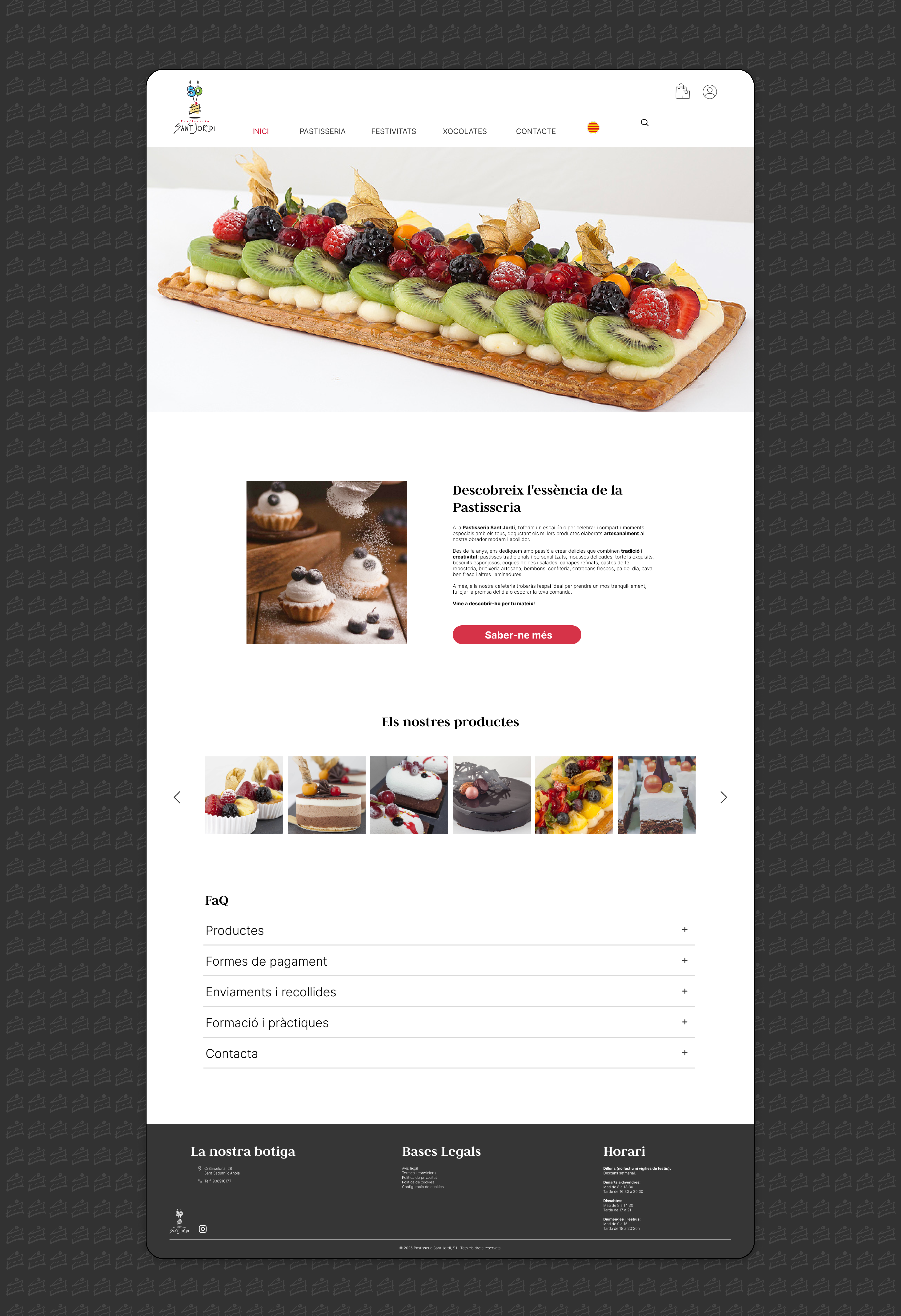 Pâtisserie Web Design — image 2