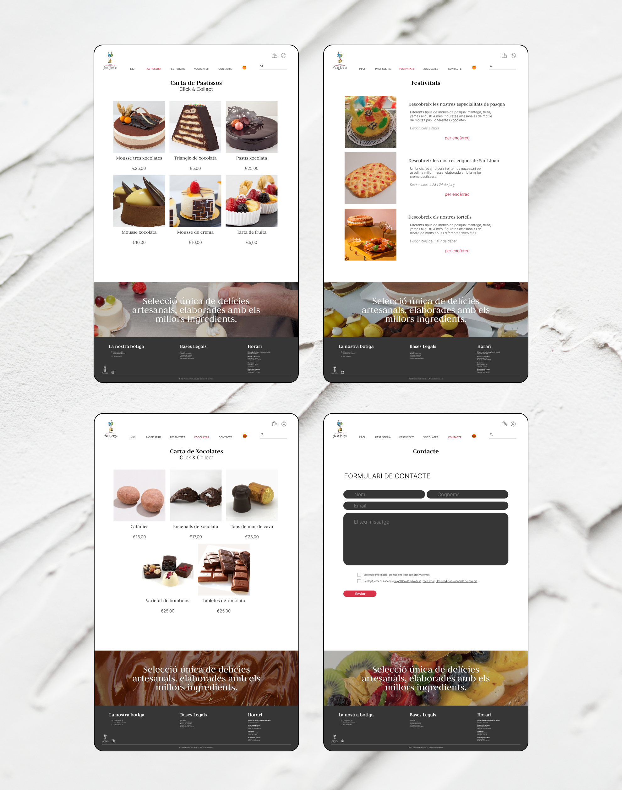 Pâtisserie Web Design — image 3